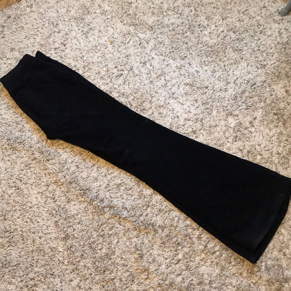 Black flare jeans